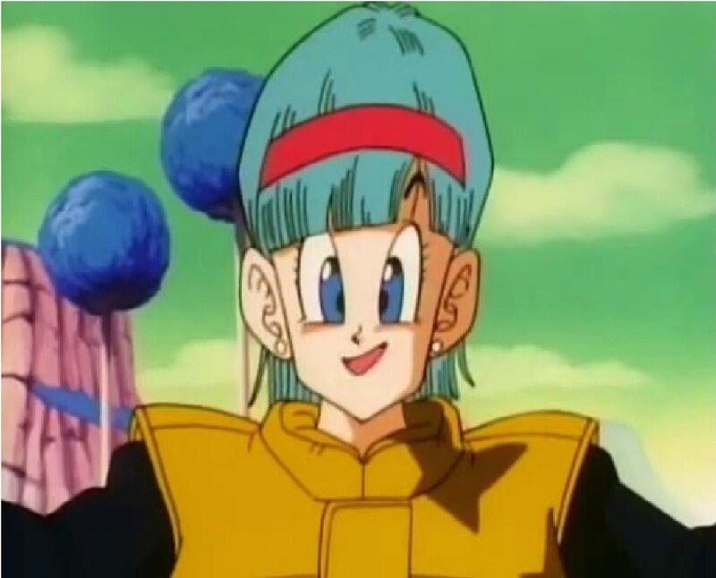 Blue-haired Girl in Yellow