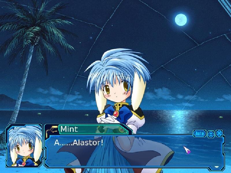 Blue-haired Girl on Beach