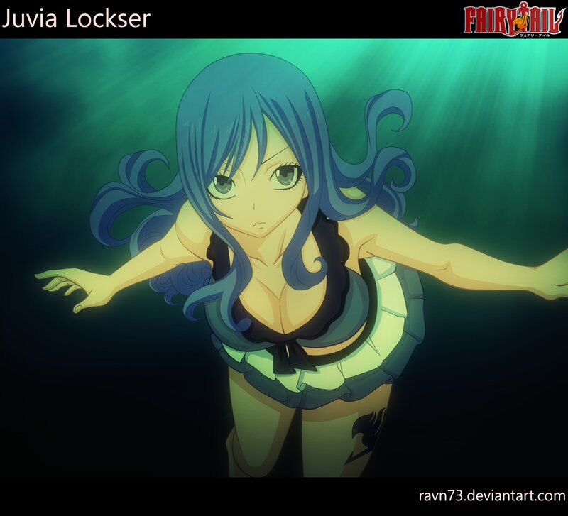 Blue-haired Girl Underwater — Green