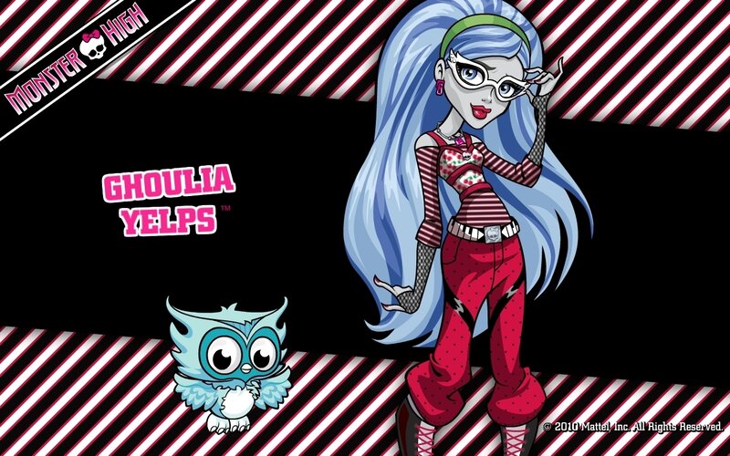 Blue-haired Girl with Owl