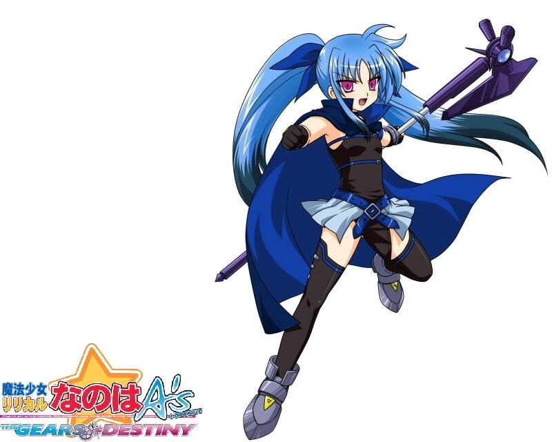 Blue-haired Girl with Weapon — Blue