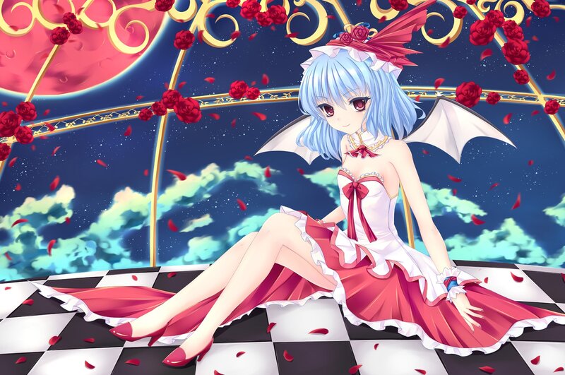 Blue-haired Girl with Wings — Blue, Dreamy