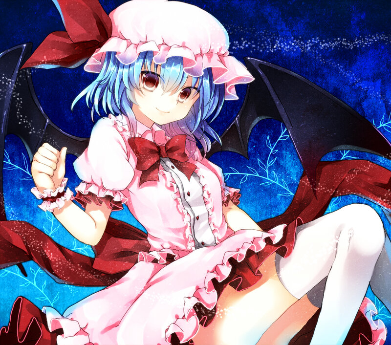 Blue-haired Girl with Wings — Pink, Playful