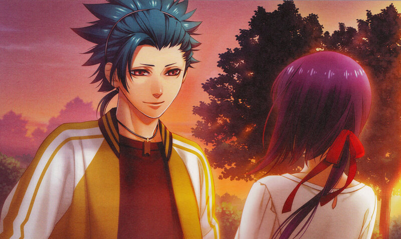 Blue-haired Male Anime Character