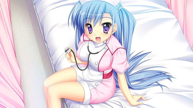 Blue-haired Nurse Girl