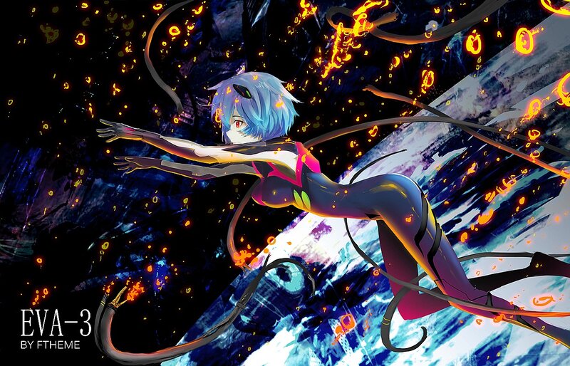 Blue-haired Pilot in Suit — Blue