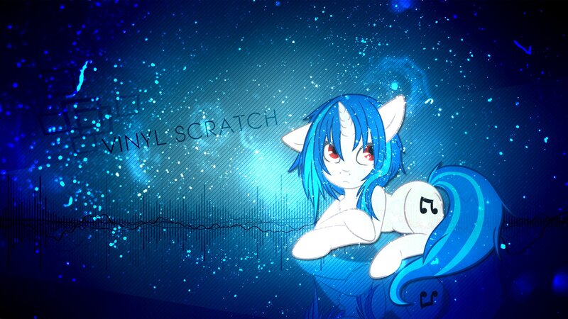 Blue-haired Pony Character — Blue