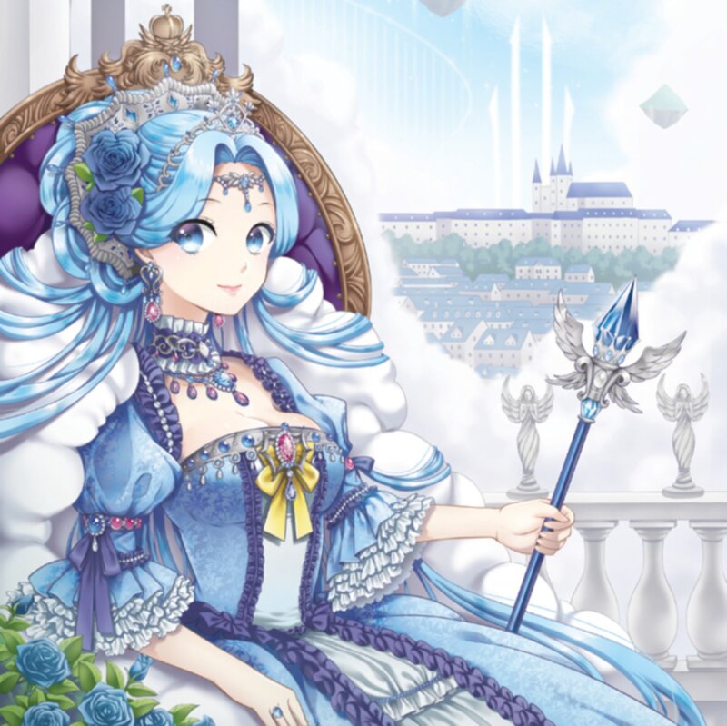 Blue-haired Princess