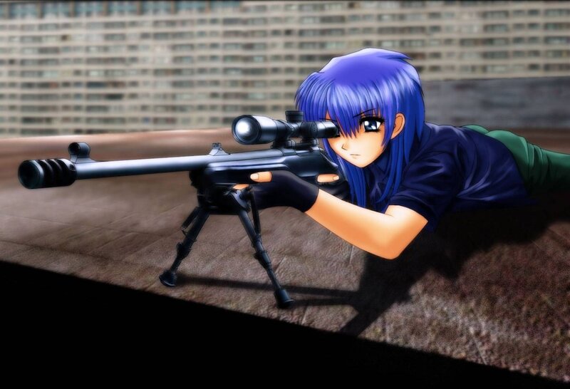 Blue-haired Sniper