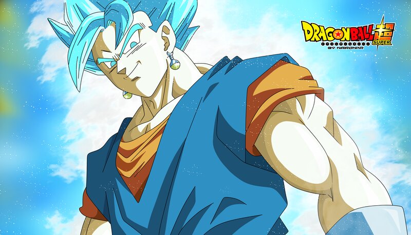 Blue-haired Warrior — Blue, Dramatic, Afternoon, Anime