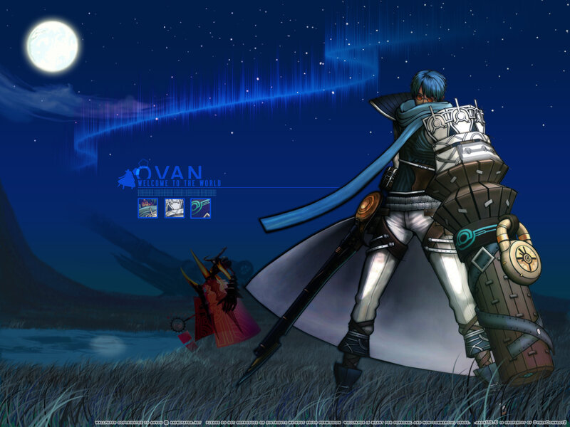 Blue-haired Warrior — Blue