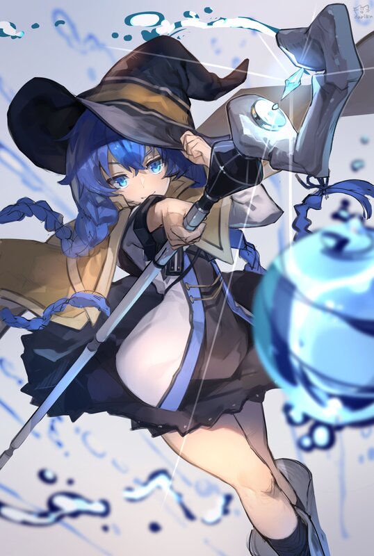 Blue-haired Witch — Blue, Dynamic