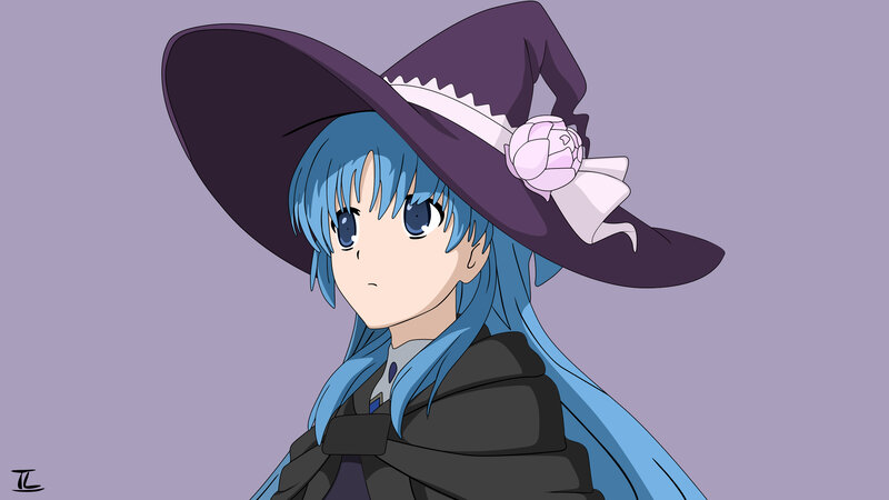 Blue-haired Witch — Purple