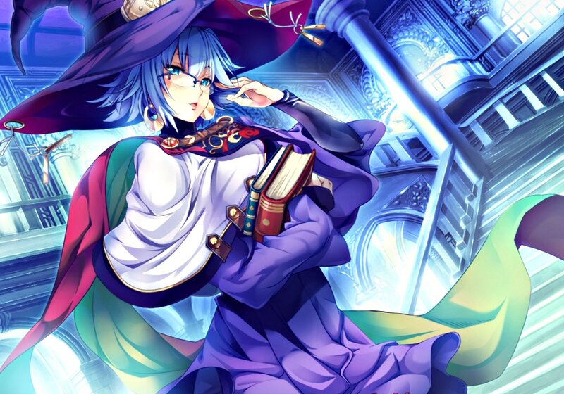 Blue-haired Wizard