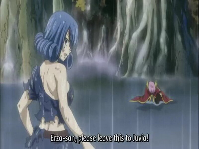 Blue-haired Woman in Rain