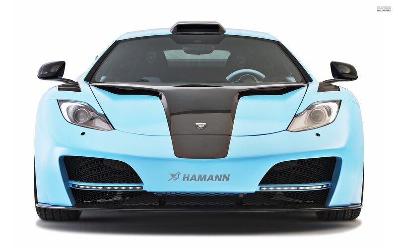 blue hamann sports car