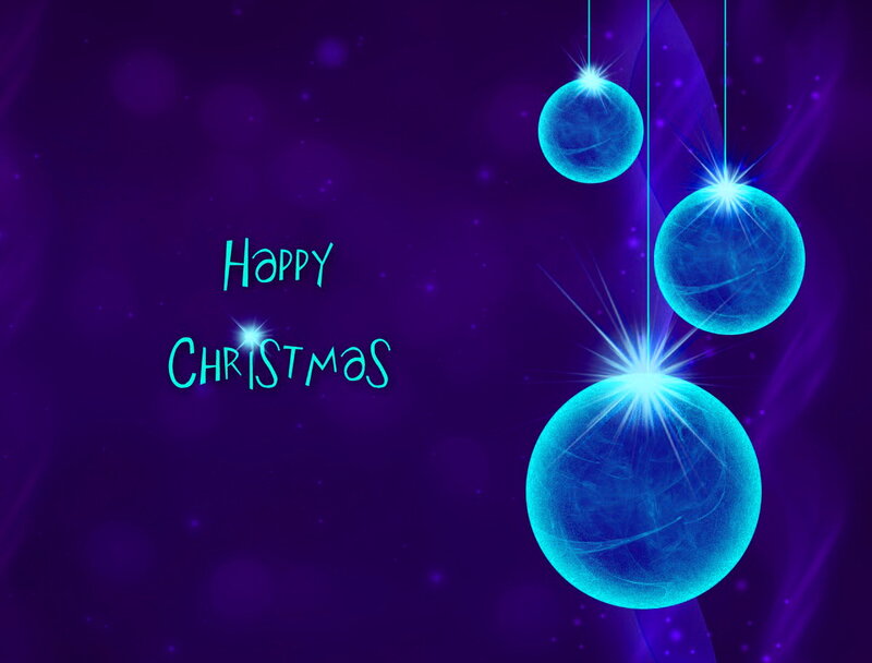 Blue Hanging Ornaments