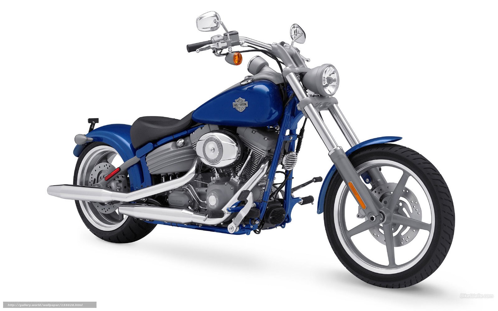 blue harley-davidson motorcycle
