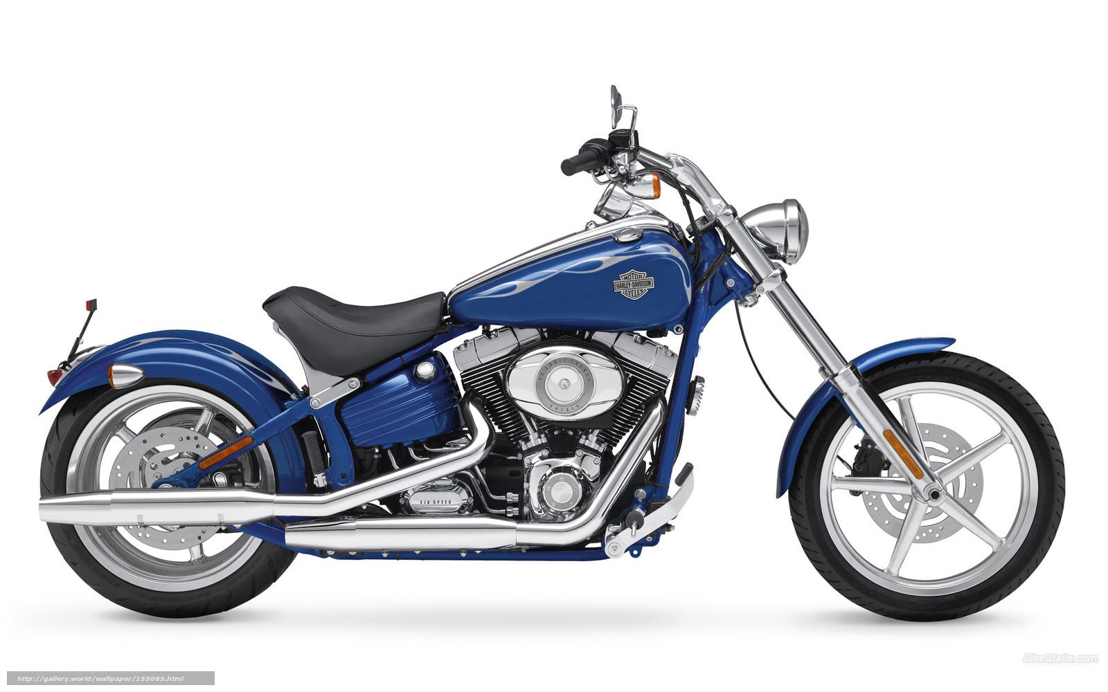 blue harley-davidson motorcycle