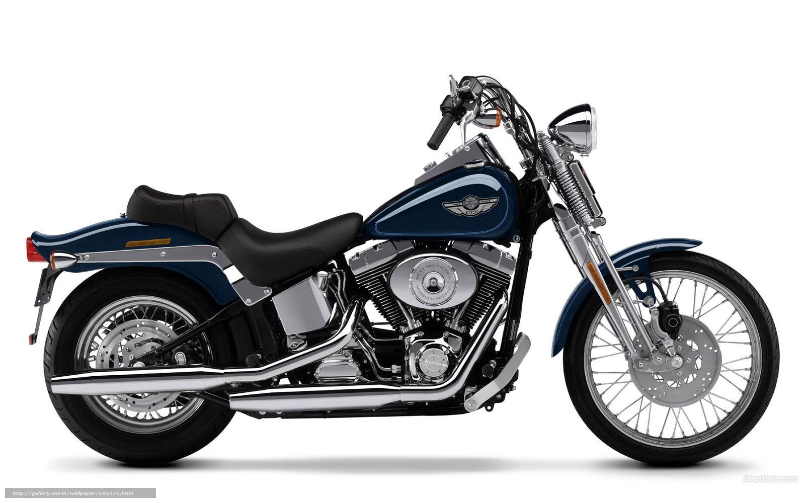 blue harley-davidson motorcycle
