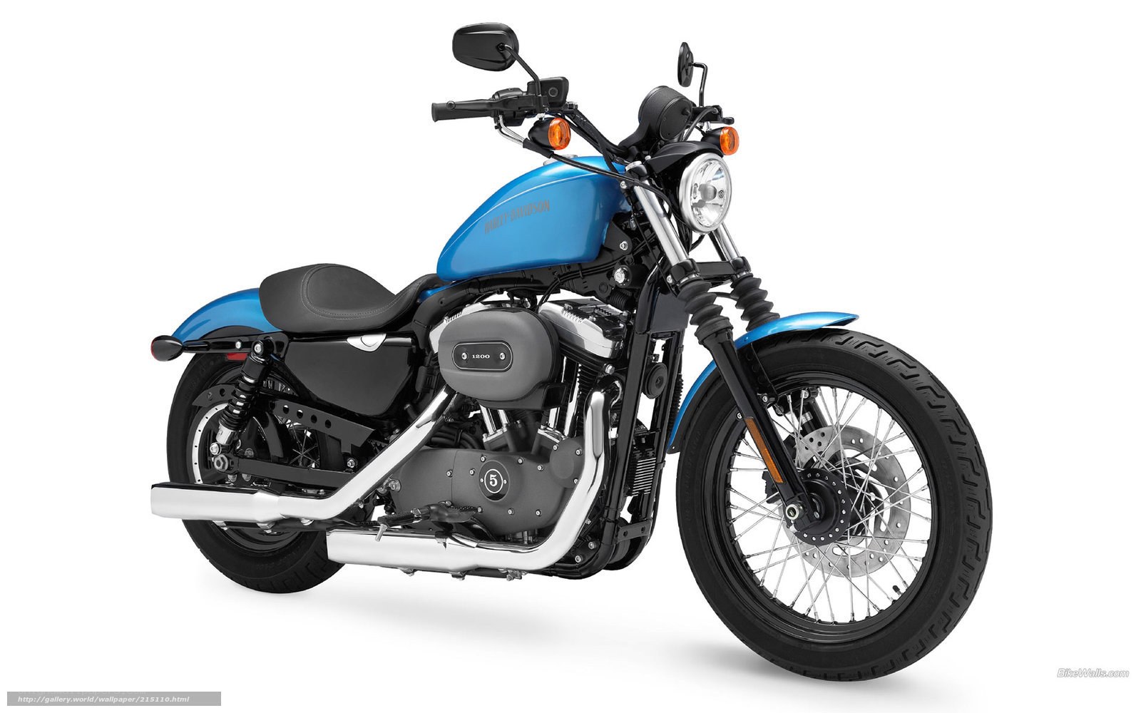 blue harley-davidson motorcycle