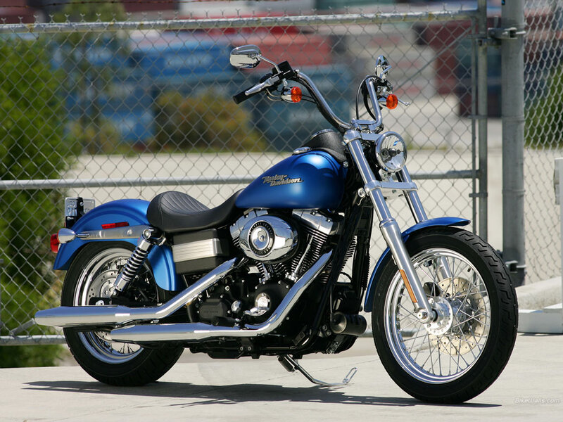 Blue Harley-davidson Motorcycle — Neutral, Afternoon, Photograph