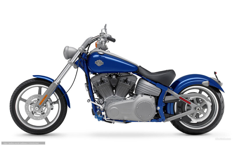 Blue Harley-davidson Motorcycle — Neutral, Photograph, Engine