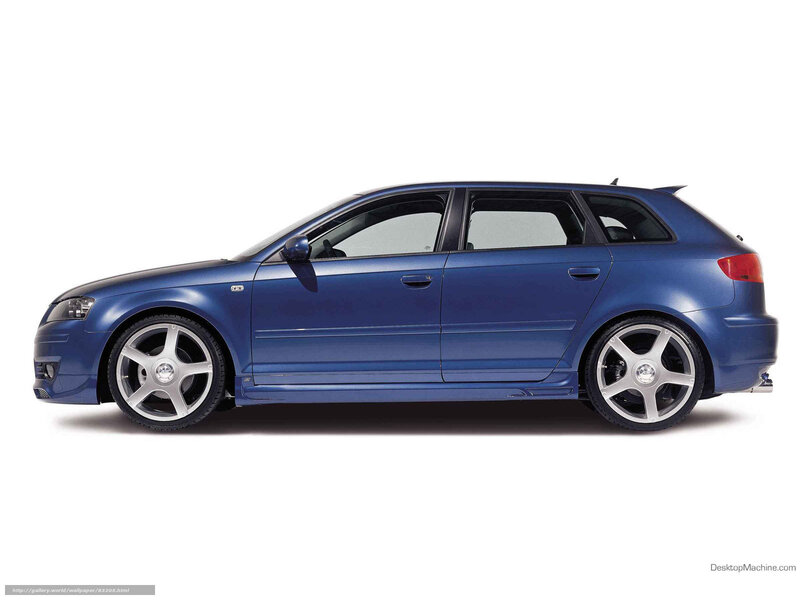 Blue Hatchback Car — Neutral, Photograph