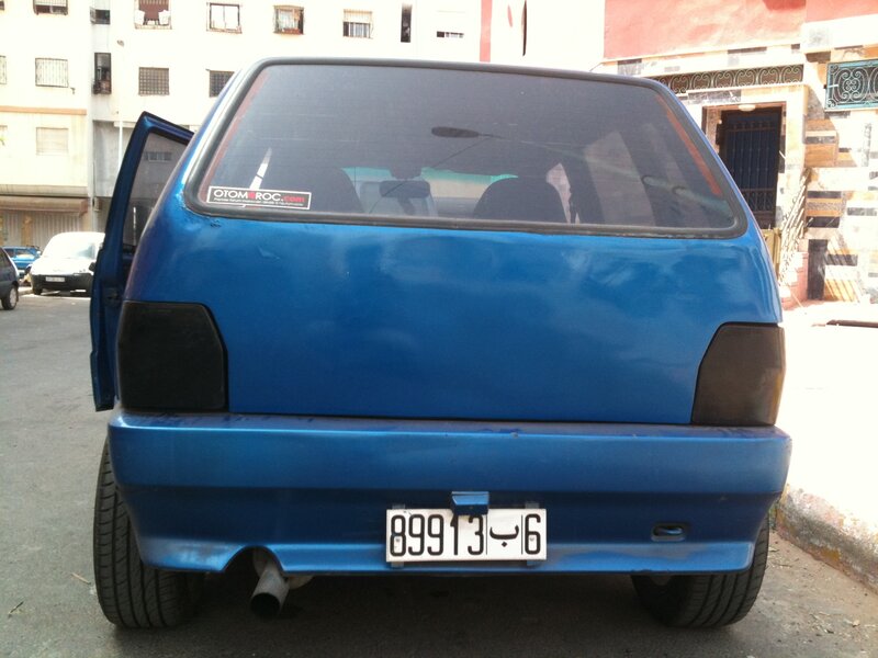 Blue Hatchback Car — Neutral