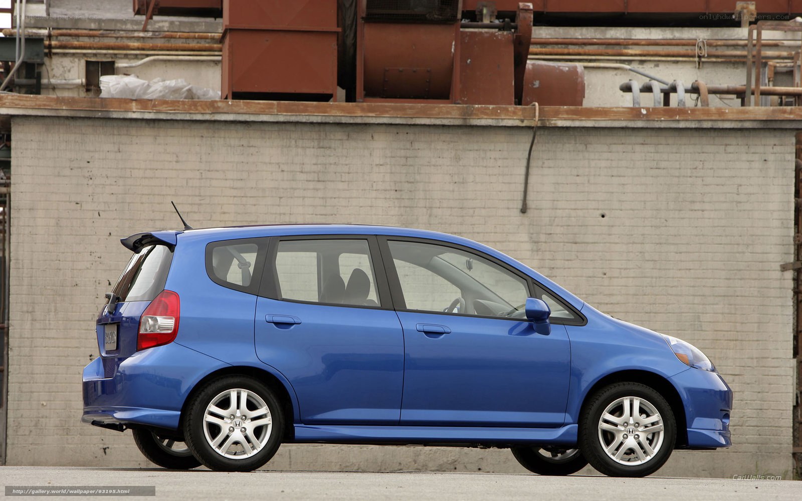 blue hatchback car