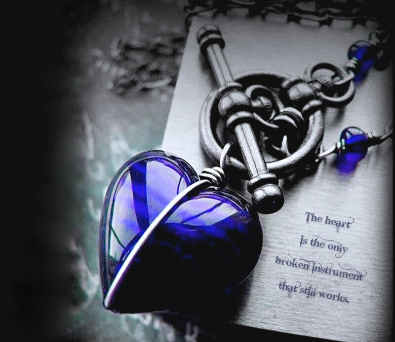 Blue Heart Pendant