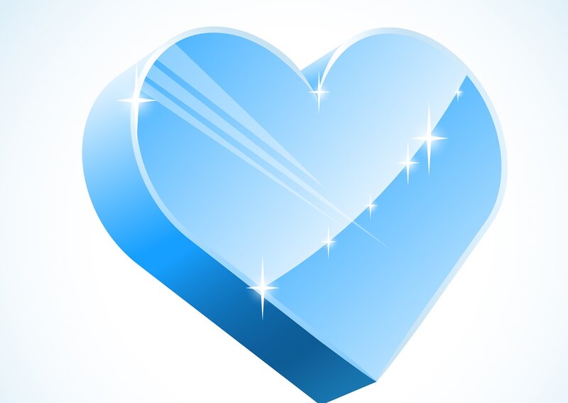 Blue Heart Shape — Calm