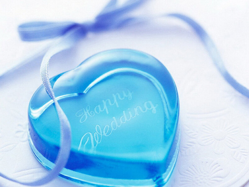 Blue Heart-shaped Ornament