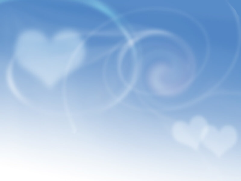 blue heart swirl background
