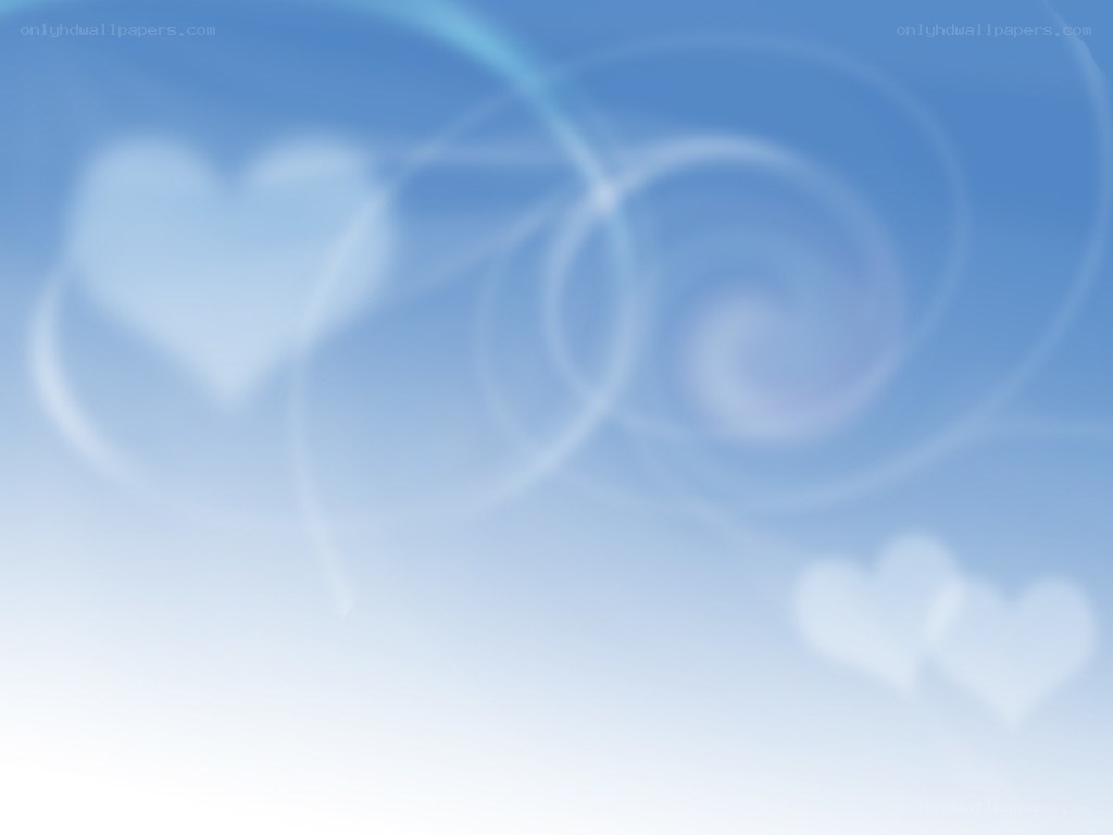 blue heart swirl background