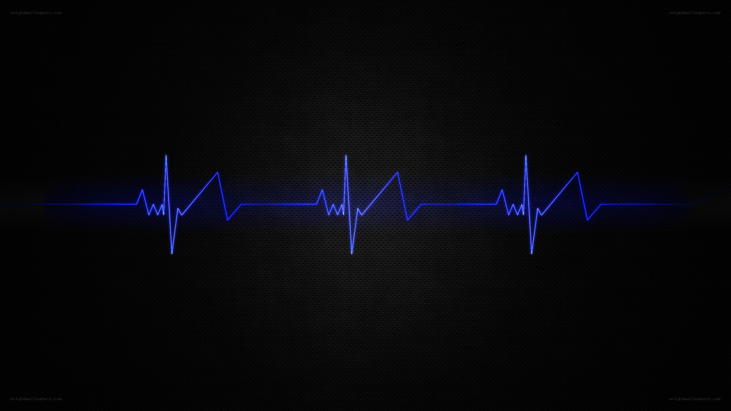 blue heartbeat line