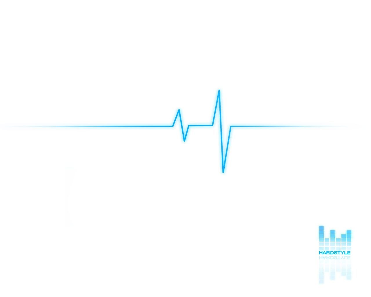 blue heartbeat line
