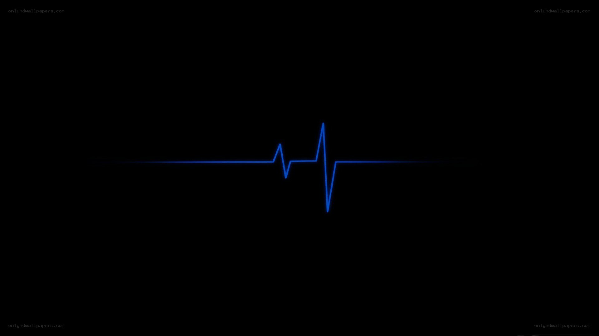 blue heartbeat line