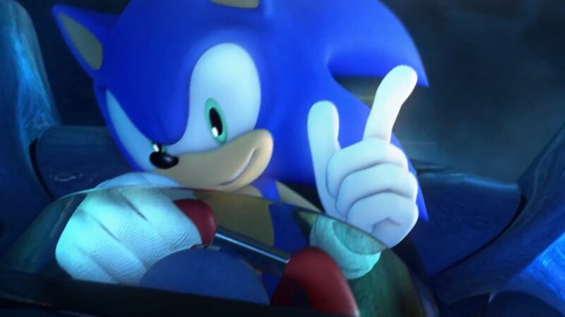 Blue Hedgehog Character — Confident, Night, 3d Render
