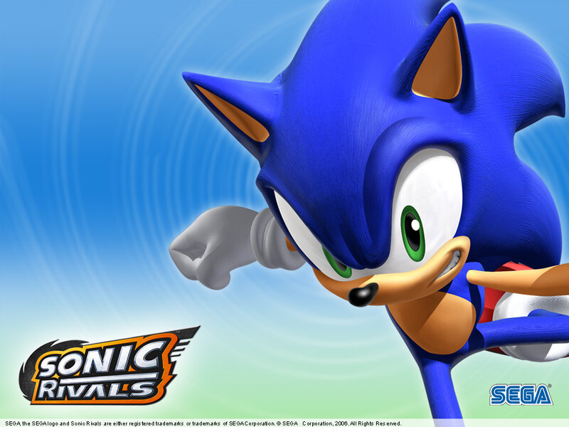 Blue Hedgehog Character — Dynamic, 3d Render, Logo, Text