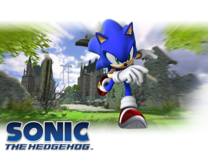 Blue Hedgehog Character — Dynamic, Afternoon