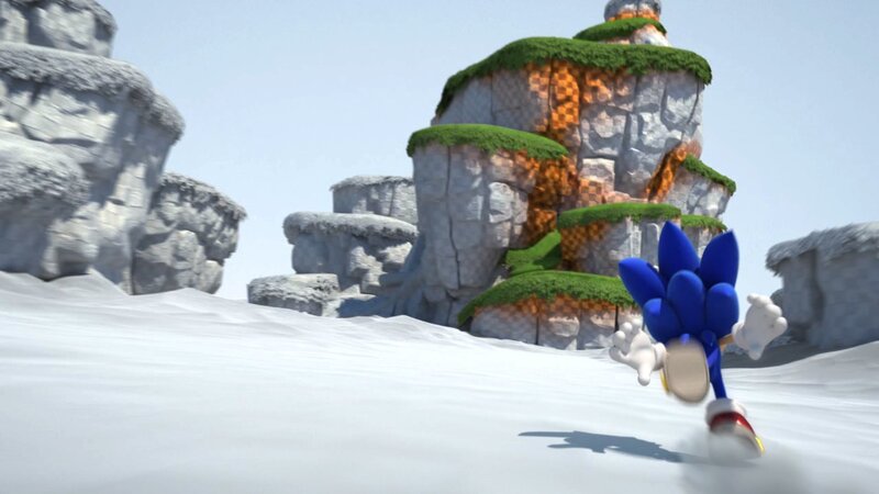 Blue Hedgehog Running — Active