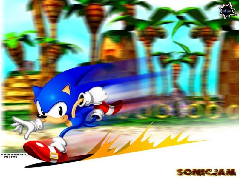 Blue Hedgehog Running — Dynamic, Afternoon