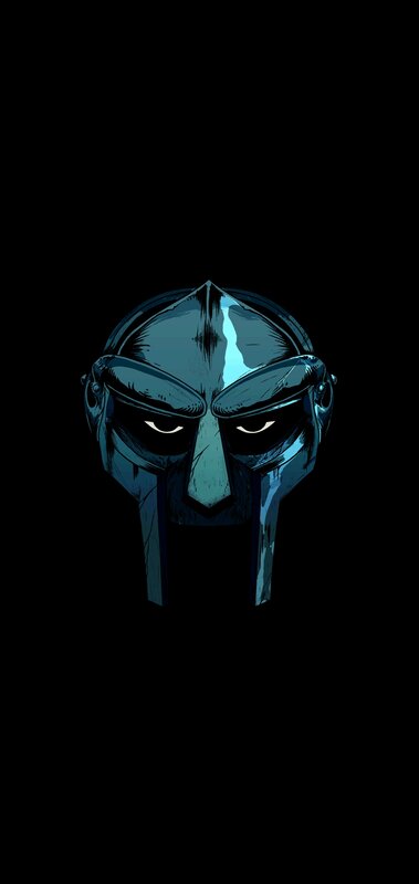 Blue Helmet Mask — Black