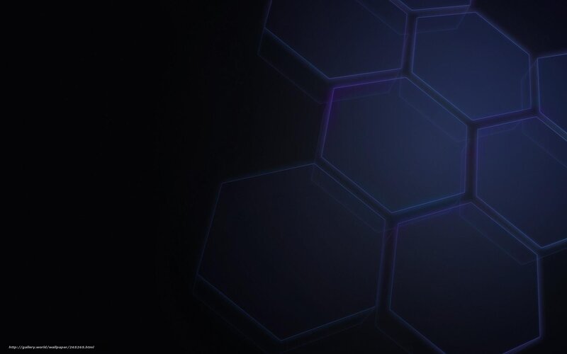 blue hexagon pattern background