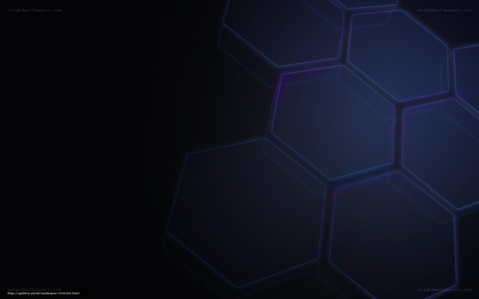 blue hexagon pattern background
