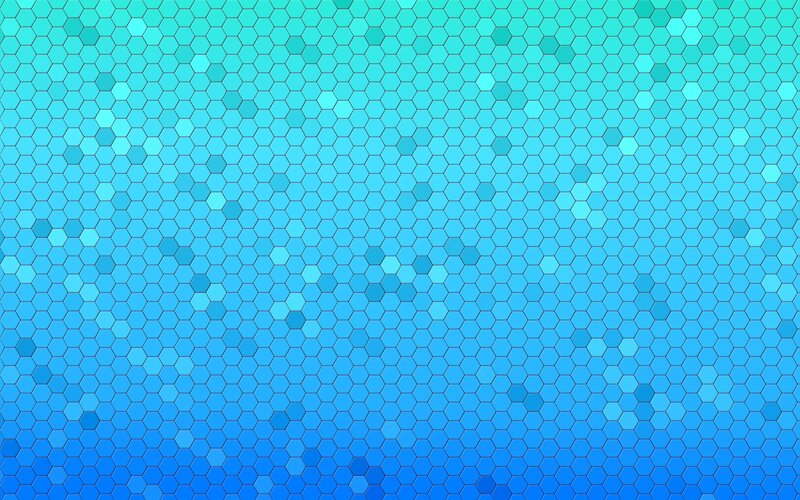 blue hexagonal gradient pattern