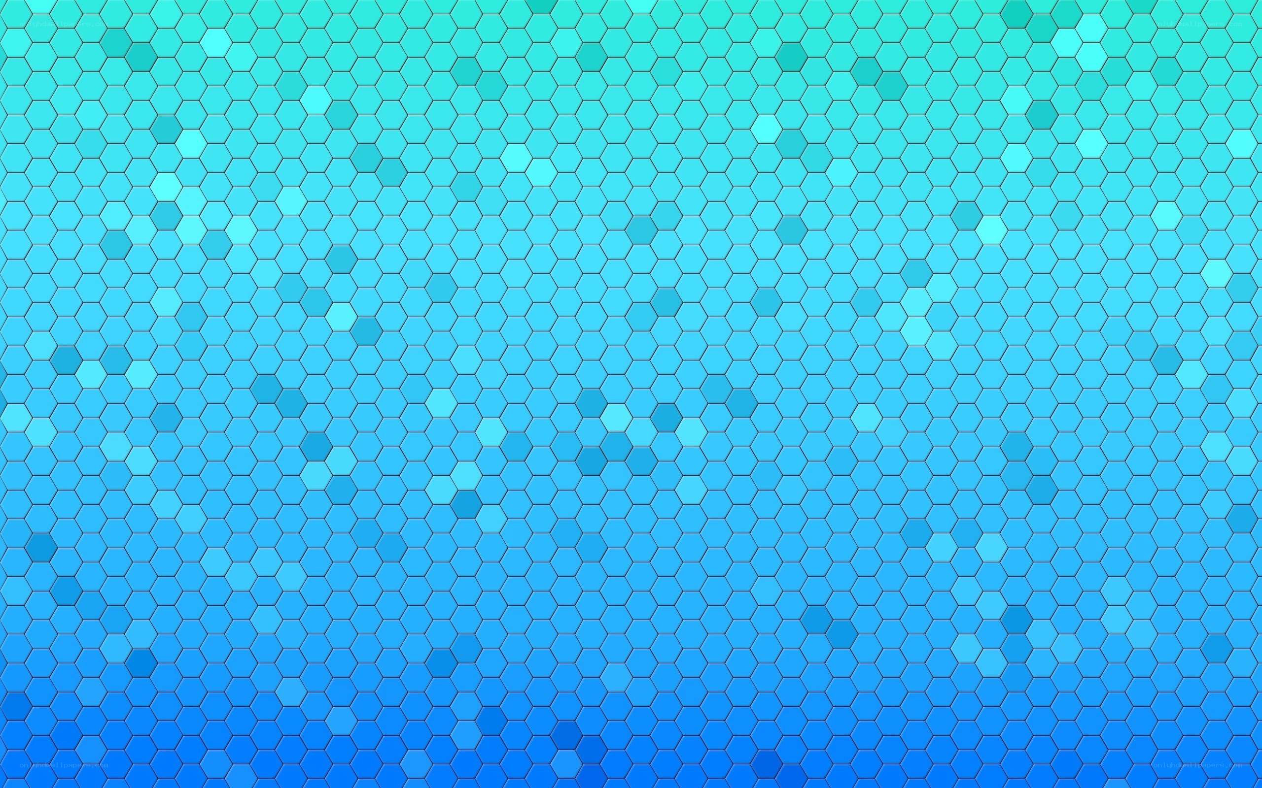blue hexagonal gradient pattern