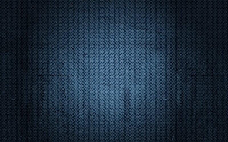 Blue Hexagonal Mesh — Dark, Digital Art