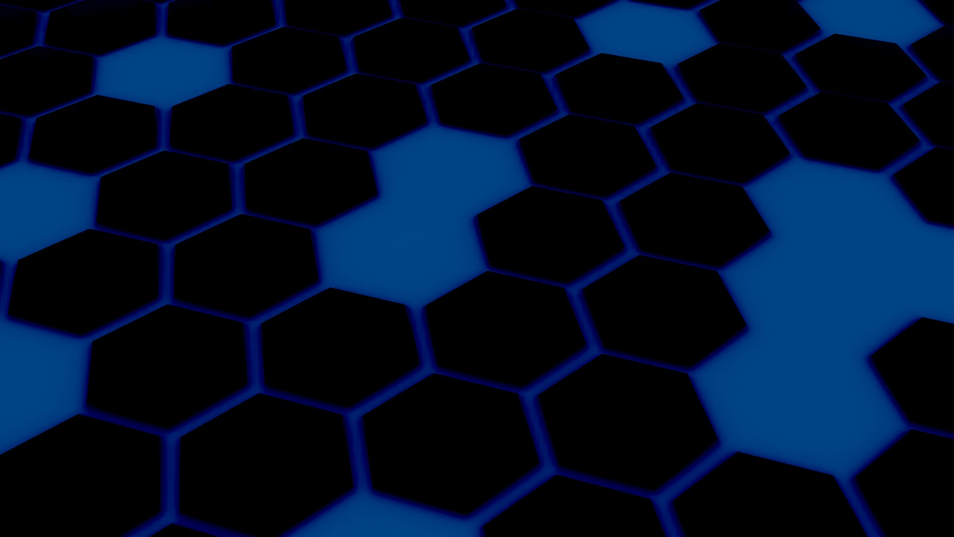 blue hexagonal pattern